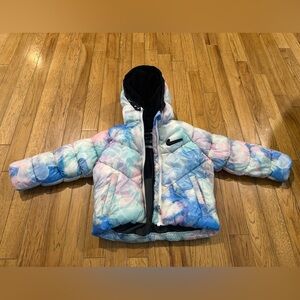 Nike Kids' Pastel Tie-Dye Puffer Jacket